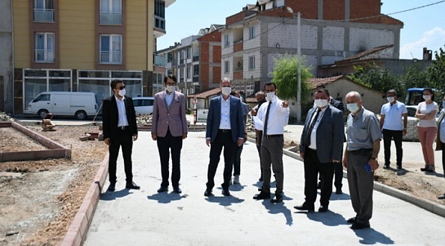 İnegöl'de Fatih Mahallesi'nin çehresi değişiyor