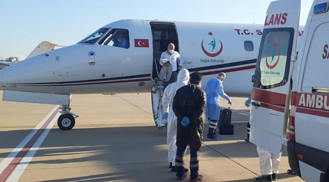 Kırgızistan'da Covid-19'a yakalanan 4 Türk İstanbul'a getirildi