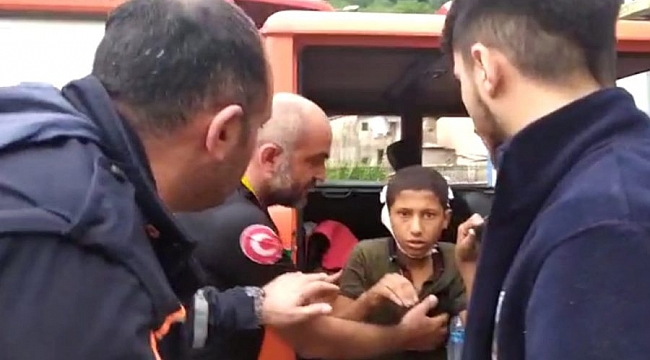 Rize'de kayıp çocuktan güzel haber