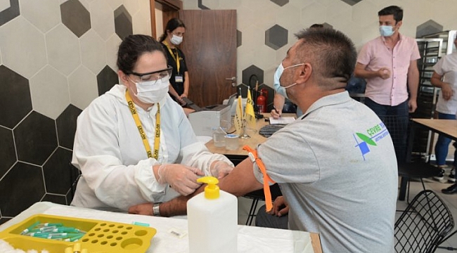 Sanayi üretim tesislerinde antikor testleri sürüyor