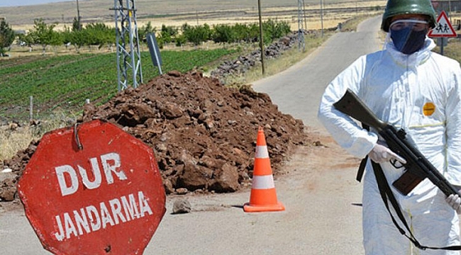 Şanlıurfa'da 96 ev karantinaya alındı