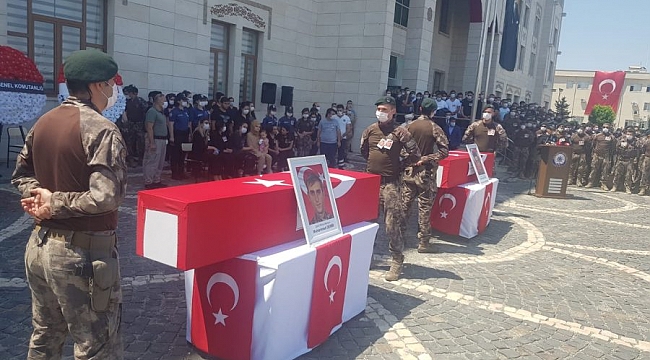 Şehit özel harekat polisleri memleketlerine uğurlandı