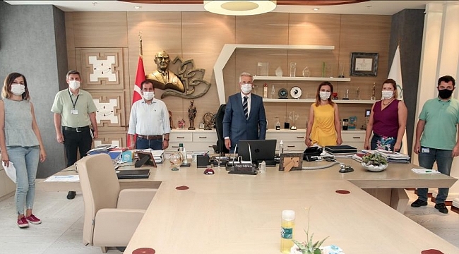 TÜM BEL-SEN'den Başkan Erdem'e ziyaret