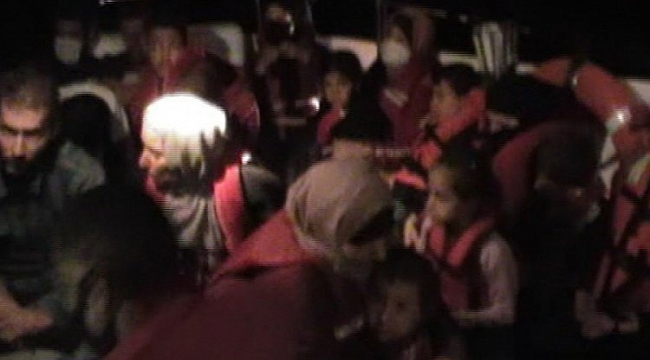 22 düzensiz göçmen kurtarıldı