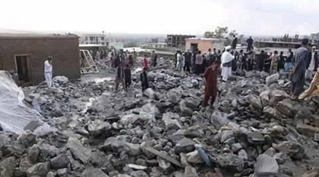 Afganistan'da sel felaketi