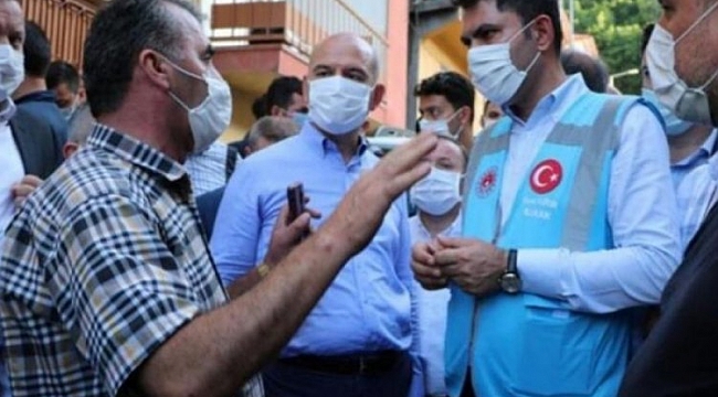 Bakan Soylu ile Kurum afet bölgesinde incelemelerde bulundu