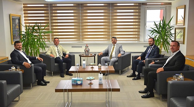 Başkan Yılmaz, Ödünç'ü konuk etti