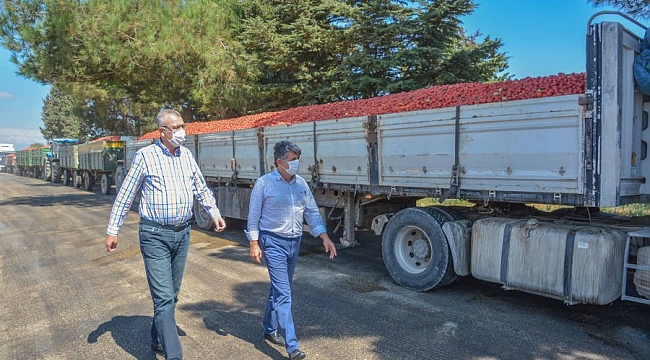 Başkan Özkan'dan domates alım fiyatları ile ilgili açıklama