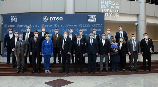 BTSO Gagauz heyetini ağırladı