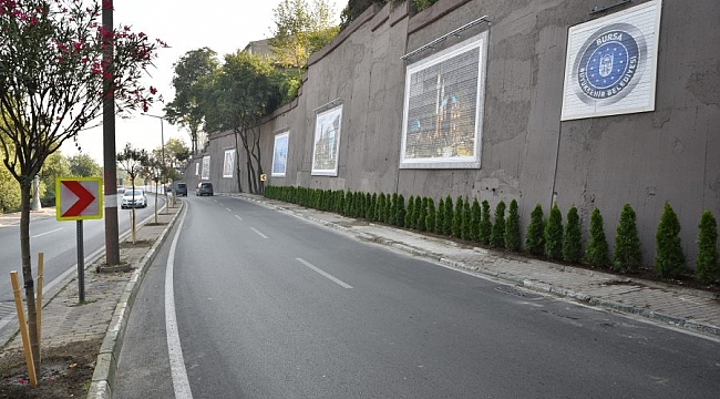 Bursa caddelerine estetik dokunuş