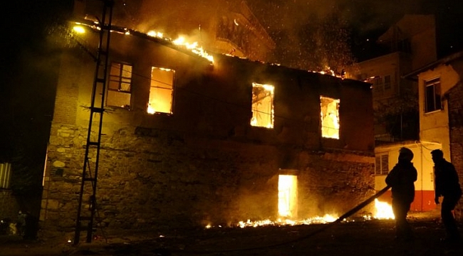Bursa'da korkutan yangın