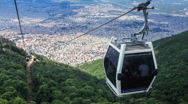Bursa'da teleferik seferleri iptal