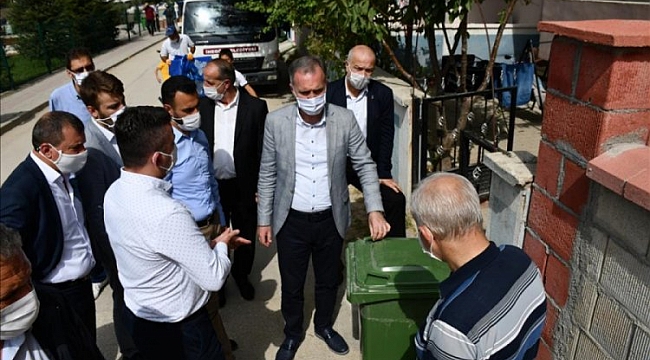 İnegöl'de 'Bireysel Çöp Konteyner' uygulaması