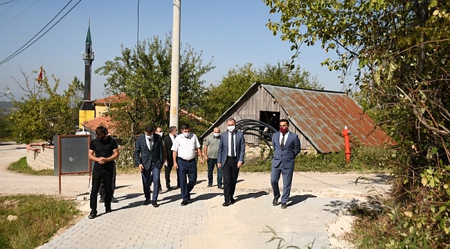İnegöl'de sokaklar parke taşla kaplanıyor