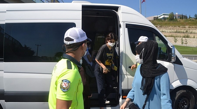 Mudanya'da maske denetimi