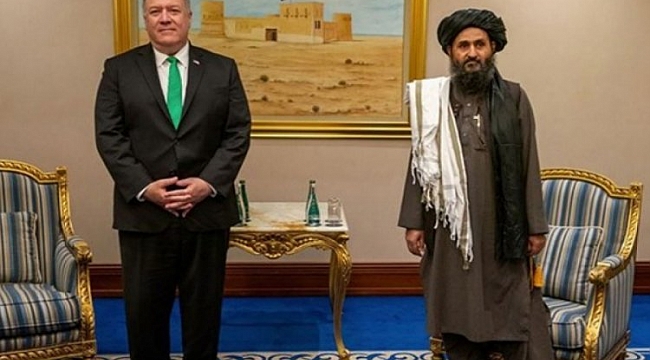 Pompeo Taliban liderleri ile görüştü