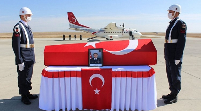 Ağrı şehidi memleketi Çorum'a uğurlandı