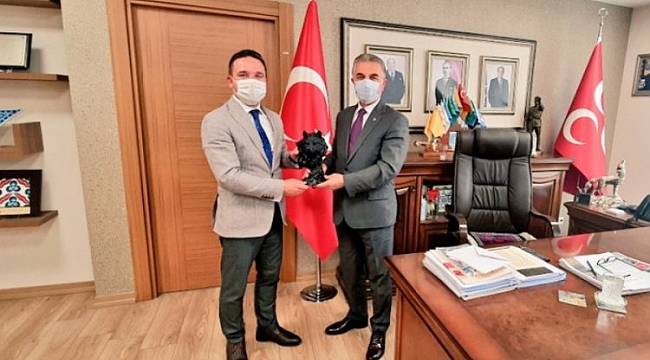 Atilla Ödünç'ten MHP'ye ziyaret