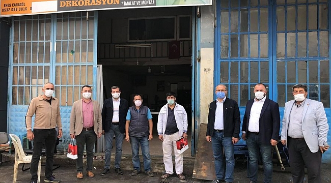 Başkan Işık'tan Küçük Sanayi esnafına ziyaret