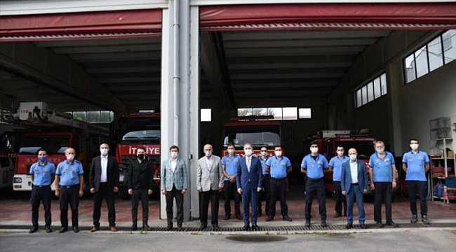 Başkan Taban'dan itfaiyeye ziyaret