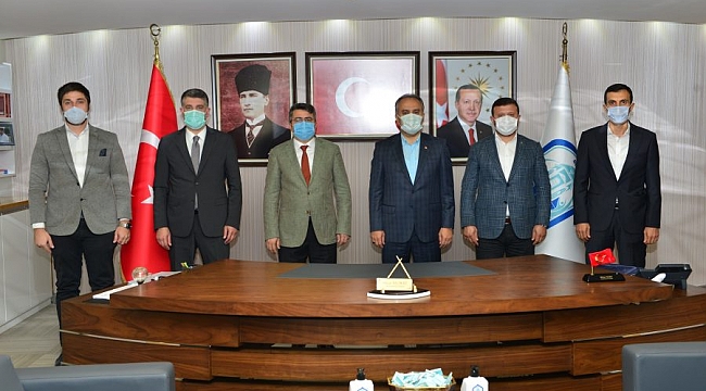 Başkan Yılmaz, Başkan Aktaş'ı ağırladı