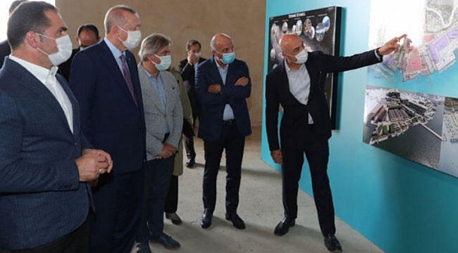 Erdoğan Kasımpaşa'da incelemelerde bulundu