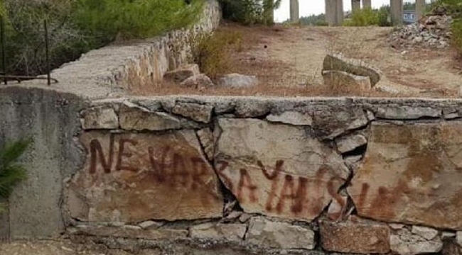 Hatay'da tepki çeken yazı