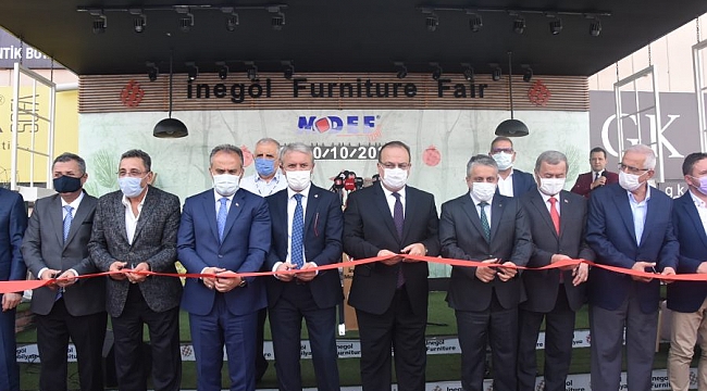 İnegöl'de 44'üncü Mobilya ve Dekorasyon Fuarı açıldı