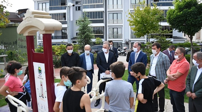 İnegöl'de güvenli parklar oluşturulmaya devam ediyor