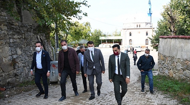 İnegöl'de sokaklar parke taşıyla kaplanıyor