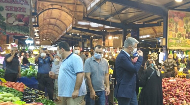Karacabey'de pandemi denetimleri sürüyor