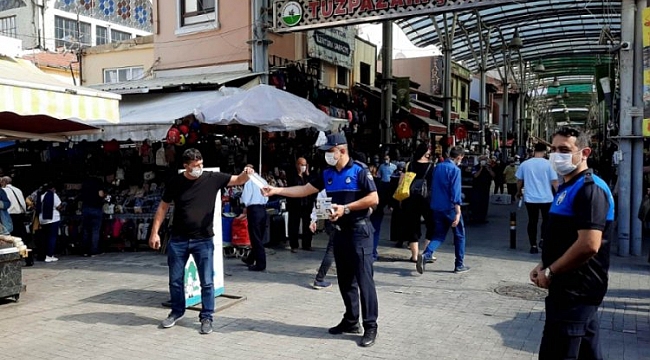 Osmangazi'de zabıtadan kapsamlı korona denetimi