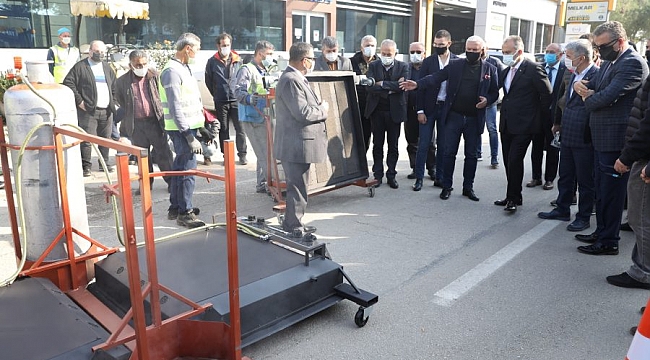 Asfalt ağlatan yerli teknoloji Bursa'da