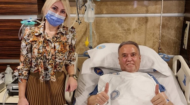 Başkan Böcek'ten 105 gün sonra ilk görüntü