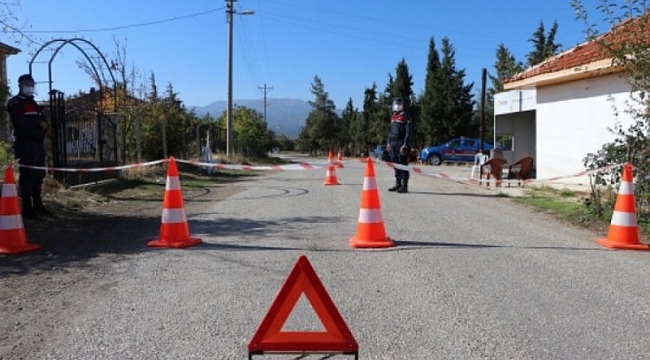 Burdur'da bir köy karantinaya alındı