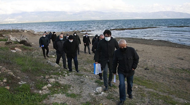 Büyükşehir Belediyesi Çevre ve Sağlık Komisyonu'ndan İznik Gölü'nde inceleme