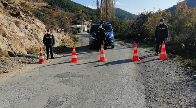 Çanakkale'de bir köy karantinaya alındı