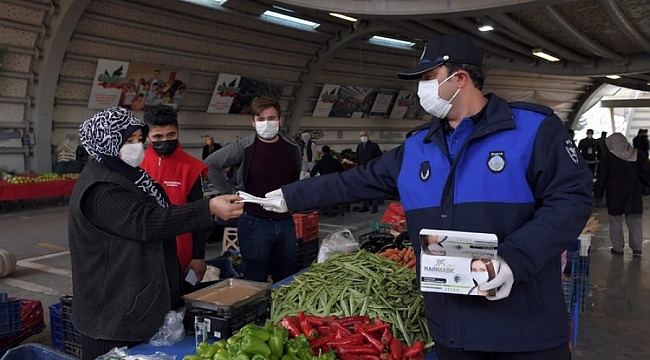Çiftçi Pazarı'nda tedbirli alışveriş