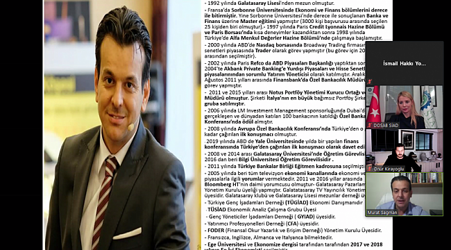 DOSABSİAD'ın konuğu ekonomist Murat Sağman oldu