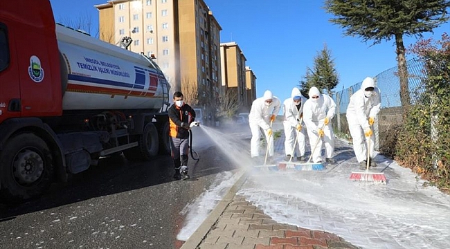 İnegöl'de dezenfekte çalışmaları tam gaz