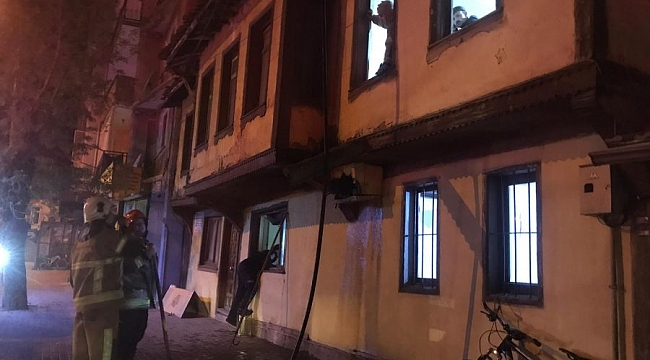 İnegöl'de korkutan yangın