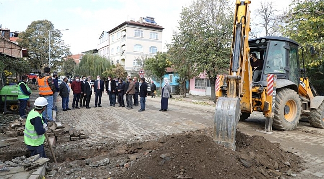 İnegöl Kurşunlu Mahallesi doğal gaza kavuşuyor