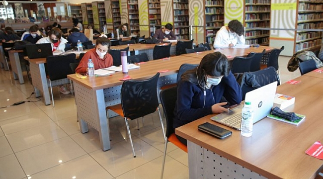 Nilüfer Kütüphaneleri'nde pandemi önlemleri altında hizmet