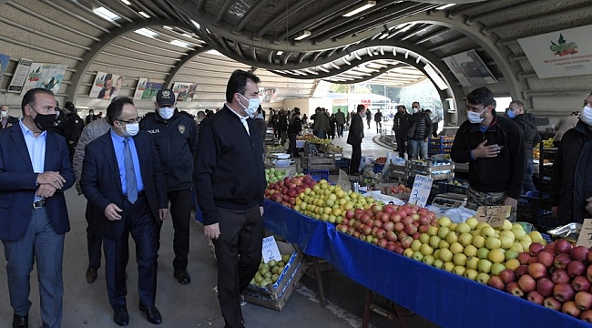 Osmangazi Çiftçi Pazarı tedbirde de örnek