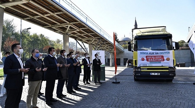 Osmangazi'den Kuzey Makedonya'ya 20 bin Kur'an-ı Kerim