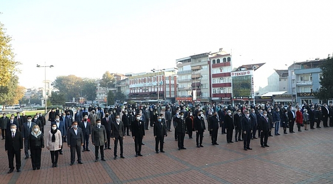 Ulu Önder Atatürk İnegöl'de anıldı