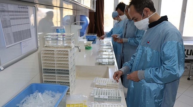 Yerli corona virüs aşısının geliştirildiği laboratuvar görüntülendi
