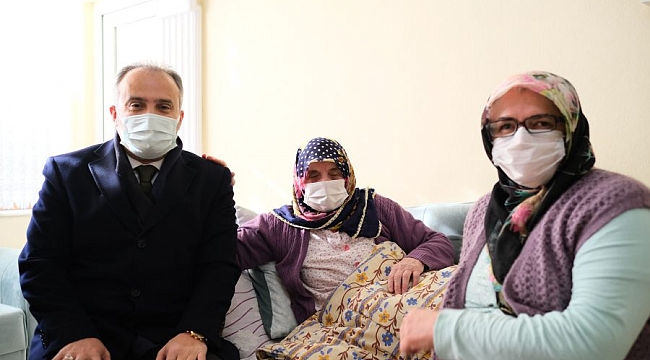 Başkan Aktaş'tan moral ziyareti
