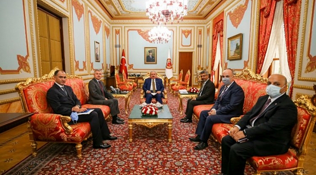 Başkan Şentop'a Moldovalı soydaş Büyükelçiden ziyaret