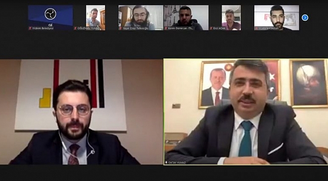 Başkan Yılmaz 'Online Akademi'ye konuk oldu